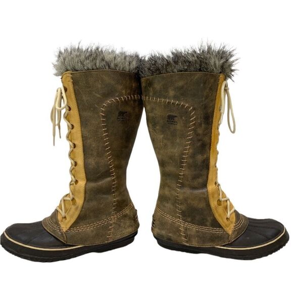 Sorel Cate The Great Curry Biscotti Winter Boot - Picture 3 of 13
